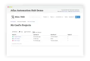 atlas hub home page